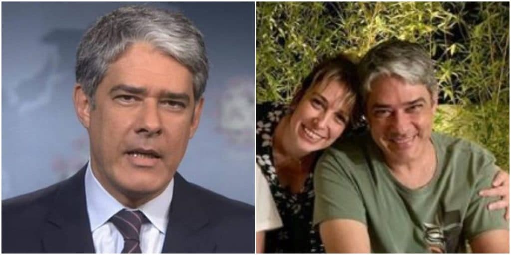 Esposa de William Bonner se pronuncia sobre vídeo íntimo sem roupa e parte para cima : "Tenta passar despercebida"
