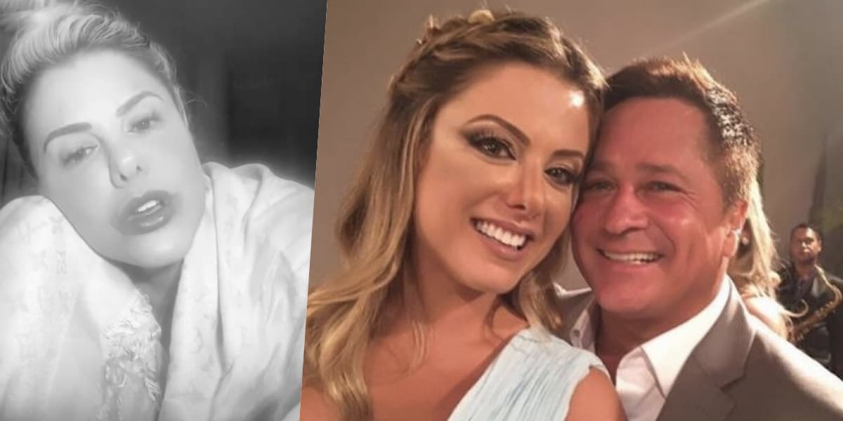 Poliana Rocha está casada com o cantor Leonardo há vinte e tres anos (Foto montagem: TV Foco) Poliana Rocha está casada com o cantor Leonardo há vinte e tres anos (Foto montagem: TV Foco)
