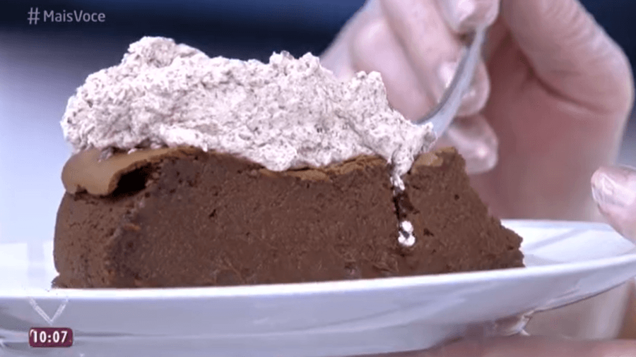 Receitas da Ana Maria Braga: Torta de chocolate cremosa (Foto: Reprodução)