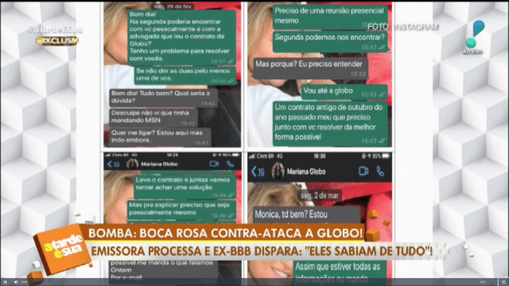 Conversa da mãe da Boca Rosa (Foto: Reprodução) Conversa da mãe da Boca Rosa (Foto: Reprodução)
