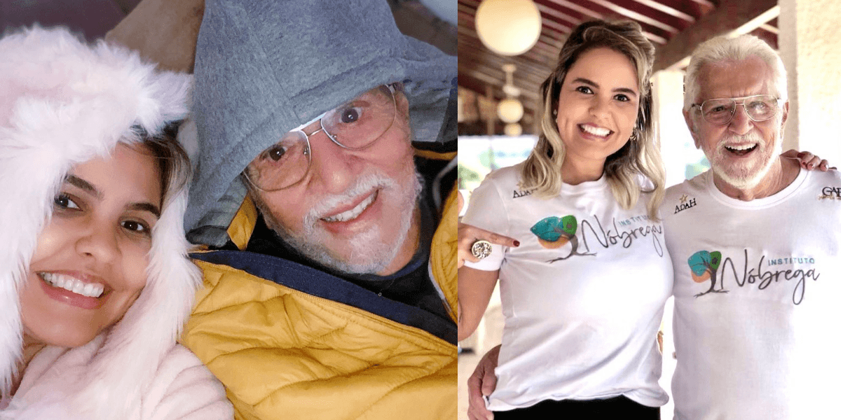 Calos Alberto de Nóbrega e sua esposa, Renata Domingues (Foto: Montagem) Calos Alberto de Nóbrega e sua esposa, Renata Domingues (Foto: Montagem)