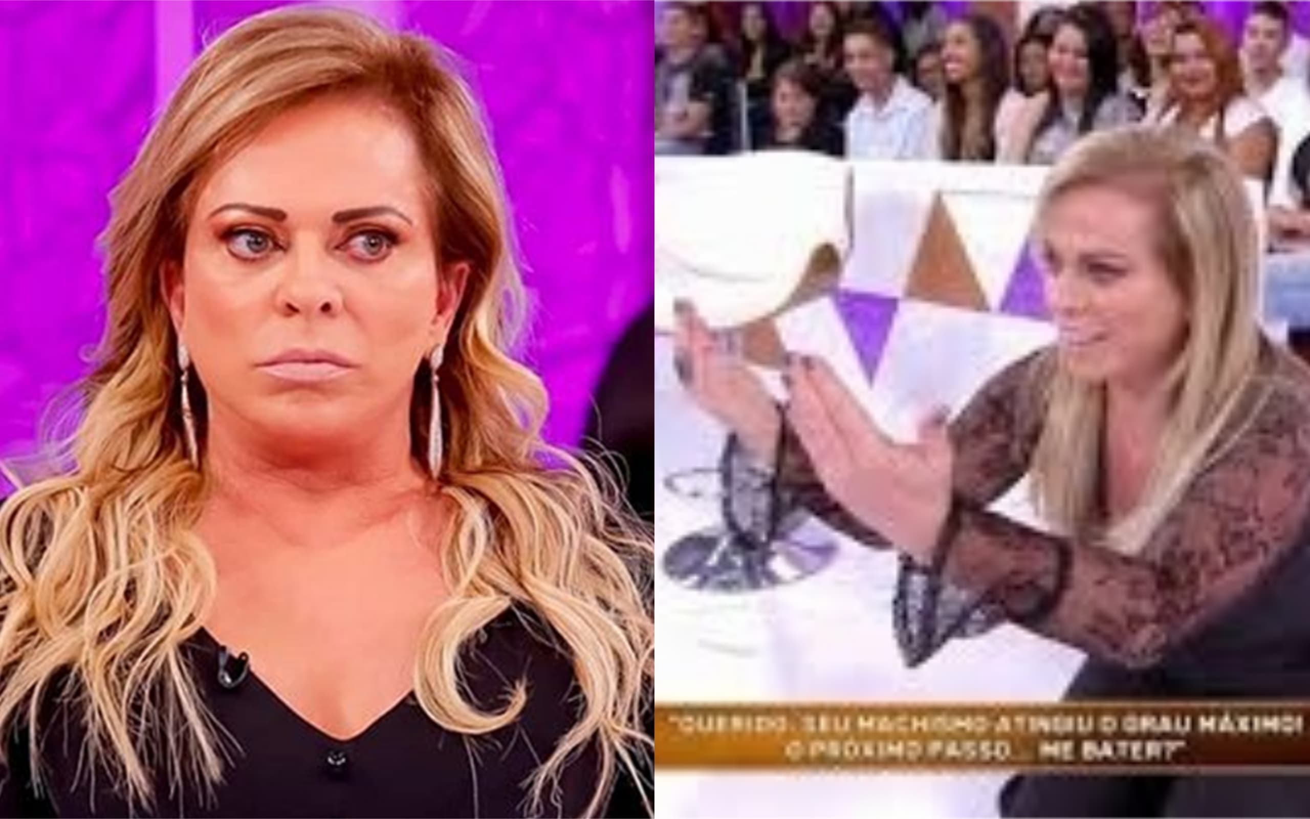 Christina Rocha perdeu a linha ao vivo no Casos de Família (Foto: Divulgação) Christina Rocha perdeu a linha ao vivo no Casos de Família (Foto: Divulgação)