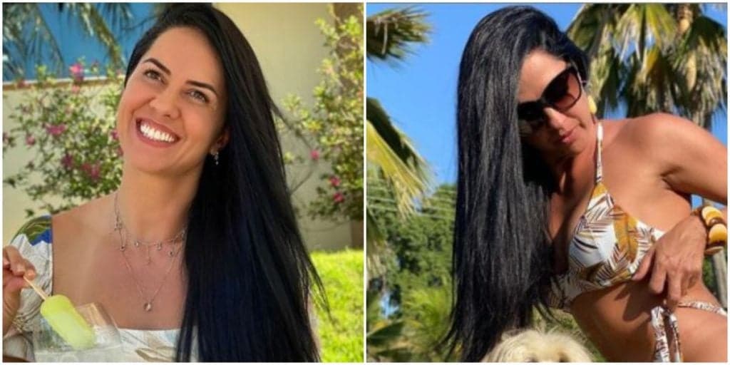 Graciele Lacerda deixa escapar parte íntima com decote máximo e é detalhe deixa marmanjos babando: “Gostosa”