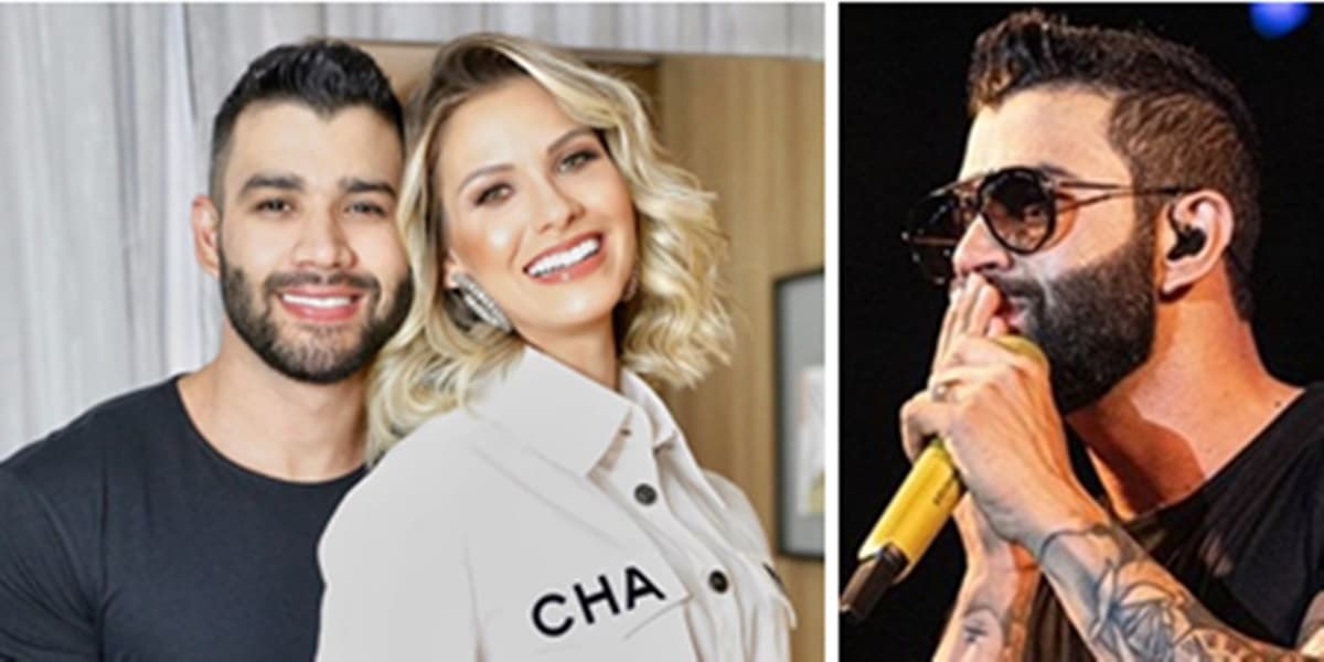 Gusttavo Lima é casado com Andressa Suita (Foto: Montagem/TV Foco) Gusttavo Lima é casado com Andressa Suita (Foto: Montagem/TV Foco)