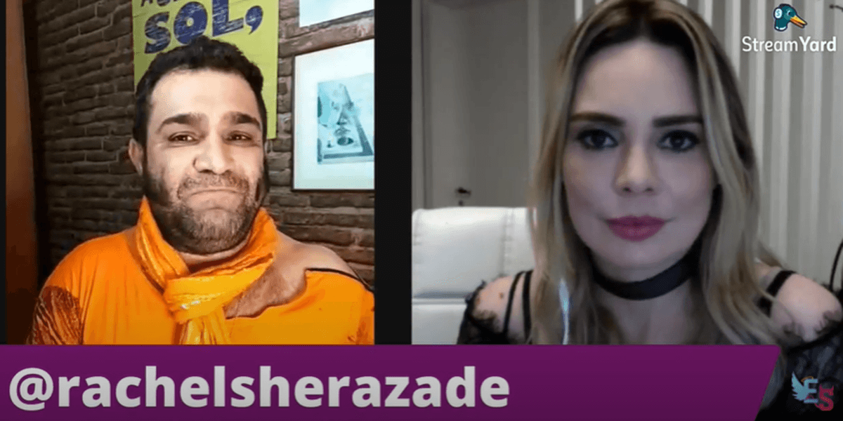 Rachel Sheherazade, Evandro Santo Rachel Sheherazade, Evandro Santo