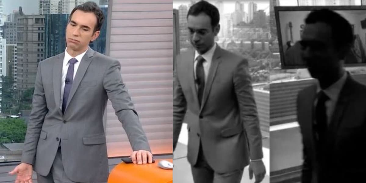 Cesar Tralli apagou as luzes no "SP1" após morte de Rodrigo Rodrigues (Foto: Reprodução/TV Globo) Cesar Tralli apagou as luzes no "SP1" após morte de Rodrigo Rodrigues (Foto: Reprodução/TV Globo)