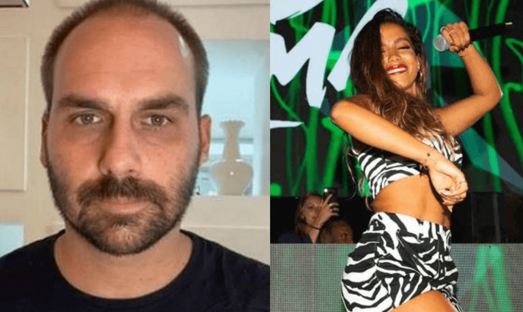 Eduardo Bolsonaro detona Anitta após fazer show lotado na Itália e rasga o verbo: 'Hipocrisia'