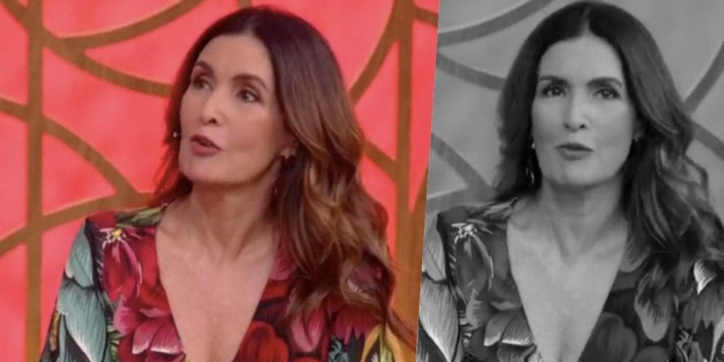 Fátima Bernardes tem foto íntima exposta por jornalista ao vivo, fica constrangida e Bonner é envolvido: "Ele tem"