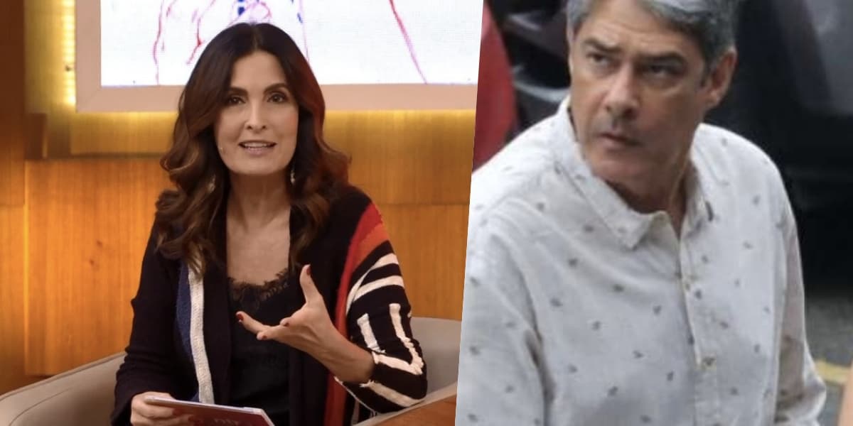 Fátima Bernardes foi casada com William Bonner (Foto: montagem) Fátima Bernardes foi casada com William Bonner (Foto: montagem)