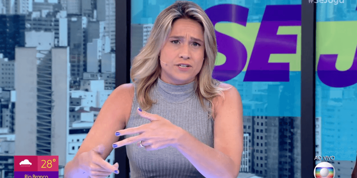 Fernanda Gentil no comando do Se Joga, que não deve voltar ao ar (Foto: Reprodução/Globo) Fernanda Gentil no comando do Se Joga, que não deve voltar ao ar (Foto: Reprodução/Globo)