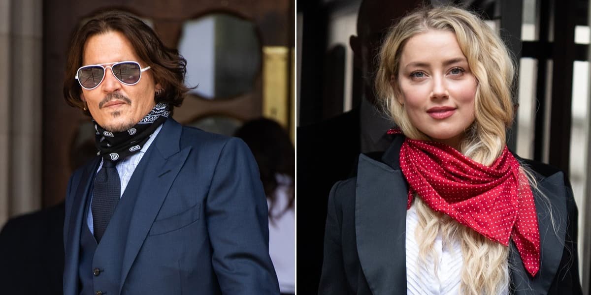 Johnny Depp e Amber Heard (Foto: Reprodução) Johnny Depp e Amber Heard (Foto: Reprodução)