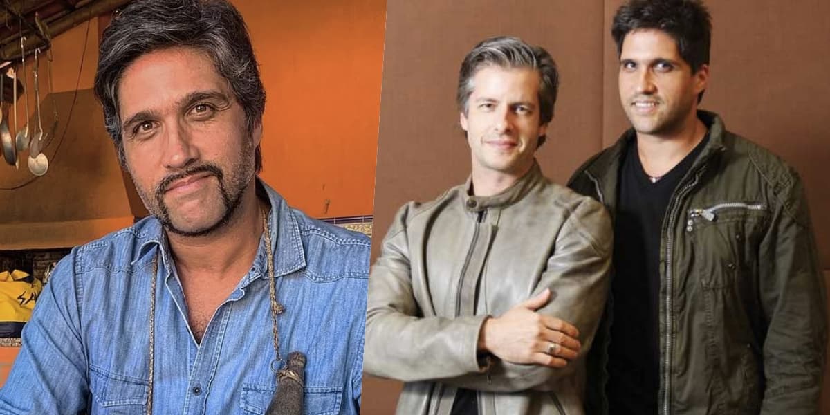 Leo Chaves tinha uma dupla com seu irmão Victor (Foto: montagem) Leo Chaves tinha uma dupla com seu irmão Victor (Foto: montagem)