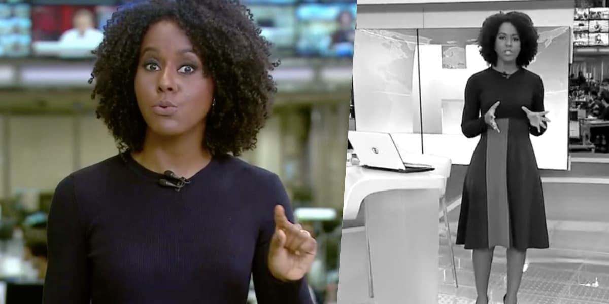 Maju Coutinho soltou uma bomba no 'Jornal Hoje' (Foto: reprodução/Globo) Maju Coutinho soltou uma bomba no 'Jornal Hoje' (Foto: reprodução/Globo)