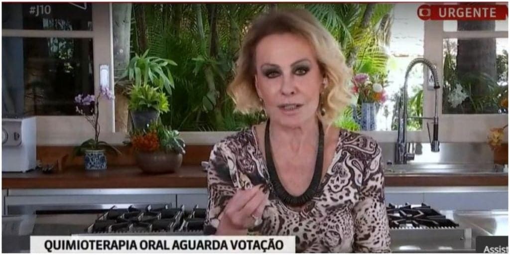 Ana Maria entra urgente em programação da Globo, faz comunicado ao país e fala de doença: "A dor do diagnóstico"