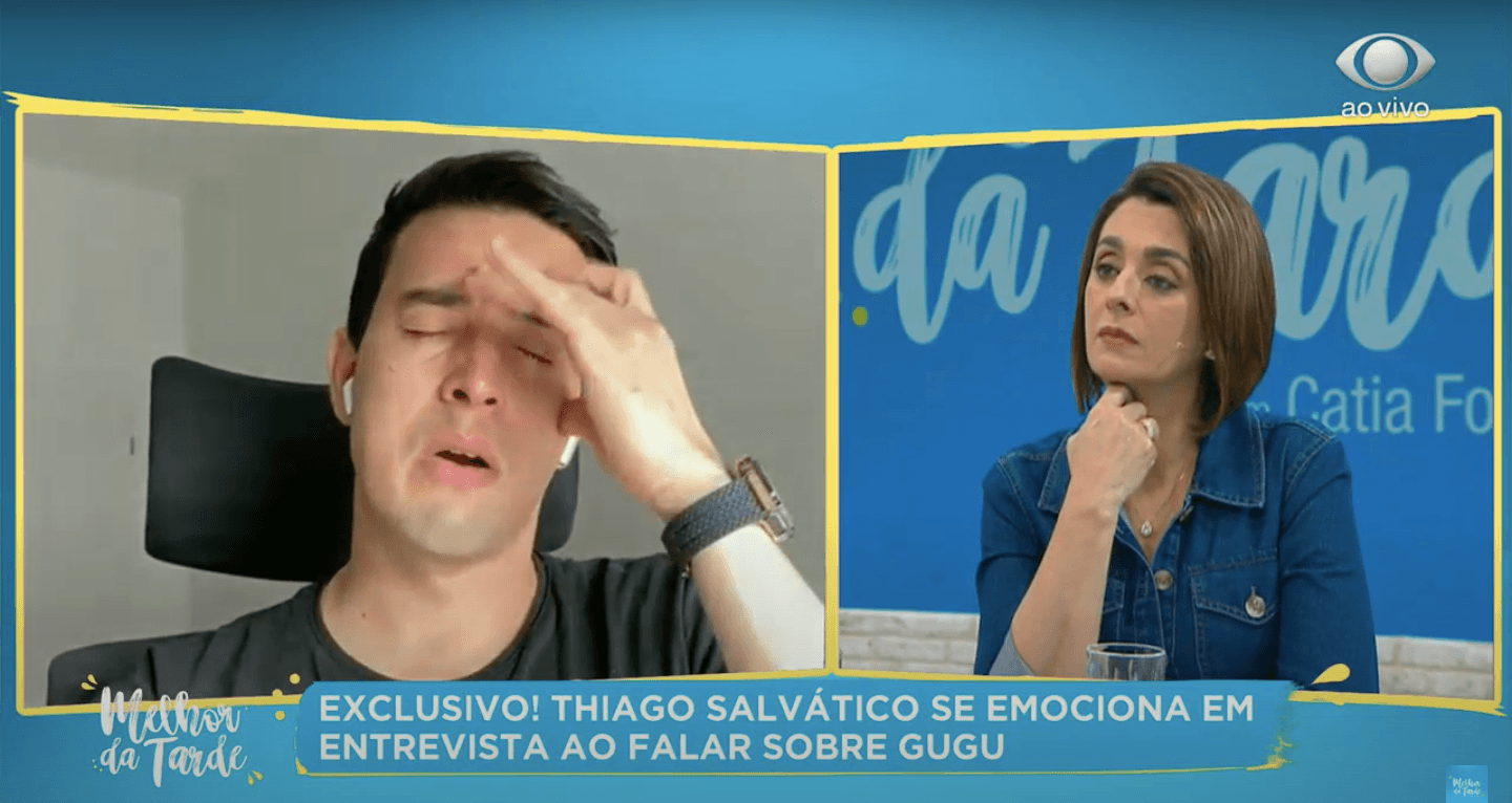 Thiago Salvático voltou a falar sobre a relação com Gugu (Foto: reprodução/Youtube)