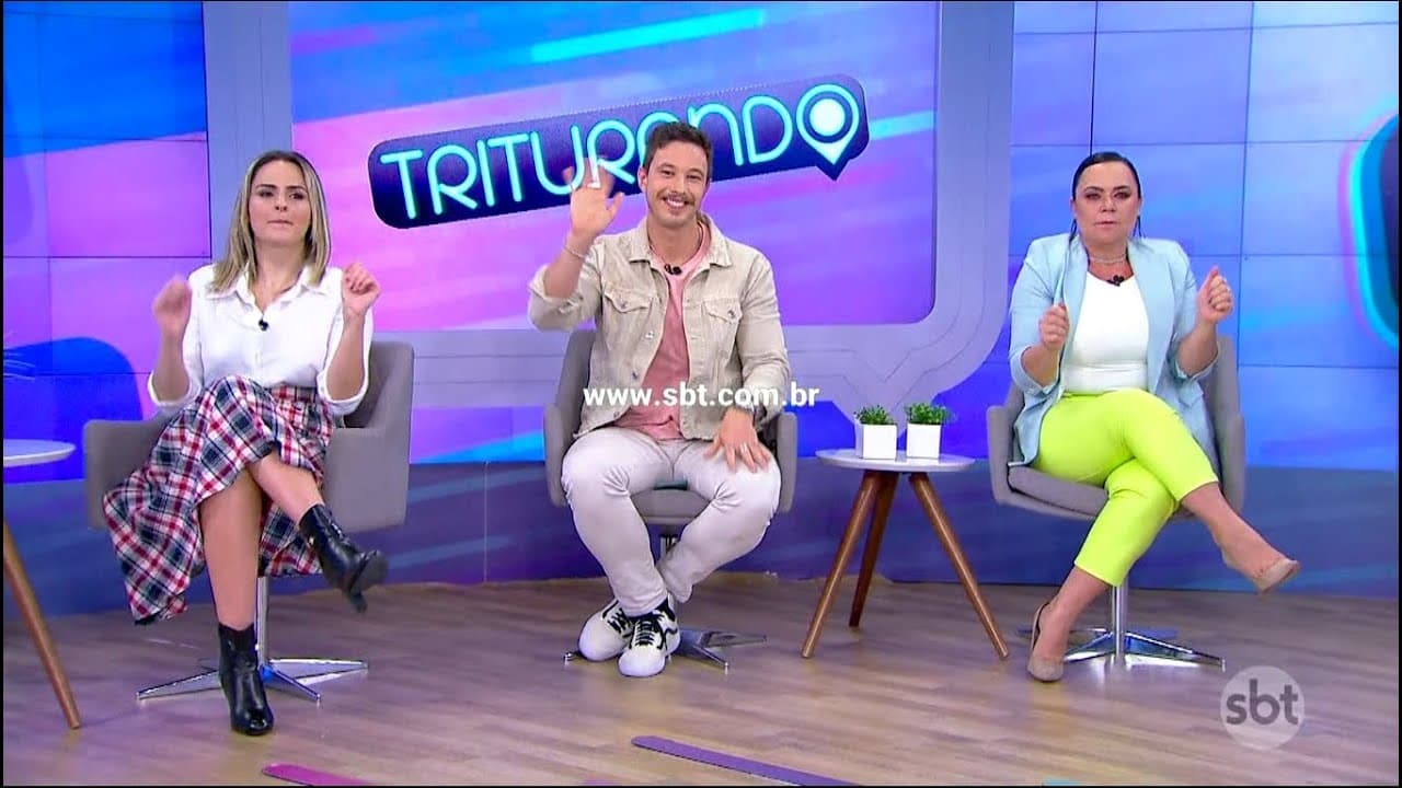 Parte do elenco do programa Triturando, do SBT - Foto: Reprodução Parte do elenco do programa Triturando, do SBT - Foto: Reprodução