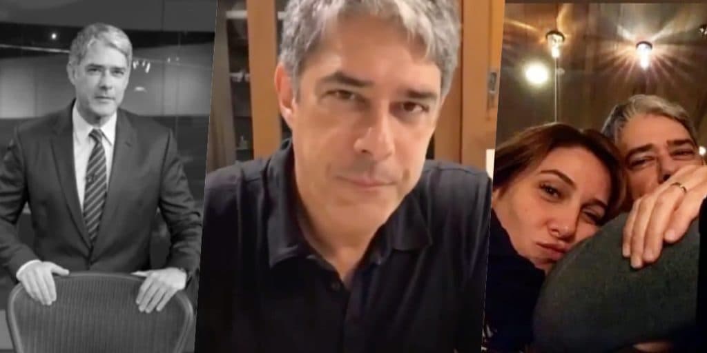 Esposa de William Bonner expõe parte íntima lisinha do marido e mostra o que ele esconde embaixo da bancada do JN