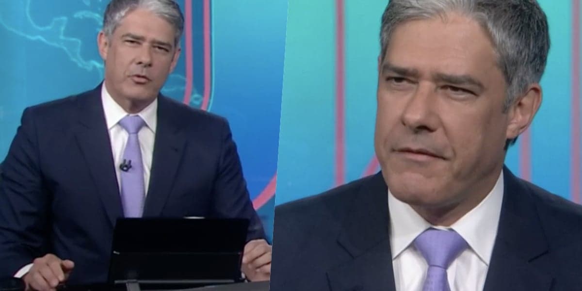 William Bonner comanda o 'Jornal Nacional' (Foto: reprodução/Globo) William Bonner comanda o 'Jornal Nacional' (Foto: reprodução/Globo)