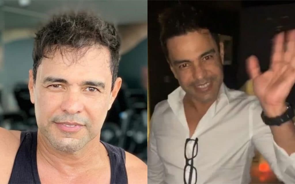 Zezé, em gravidez bomba da atual, mesmo vasectomizado, deita na rede e o que fica à mostra gera choque: "Passada"