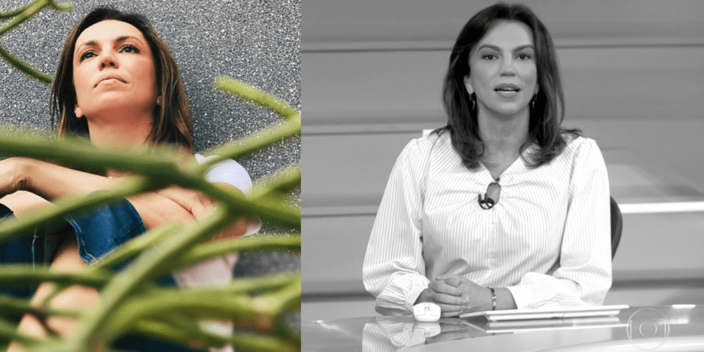 Ana Paula Araújo, em meio a bomba de demissões cruéis na Globo, surge sentada na janela e suplica: "Vai embora não"