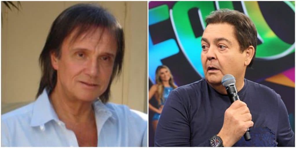 Após ser destratado por Faustão ao vivo, Roberto Carlos ignora mágoa e expõe apresentador ao público: "Lembra?"