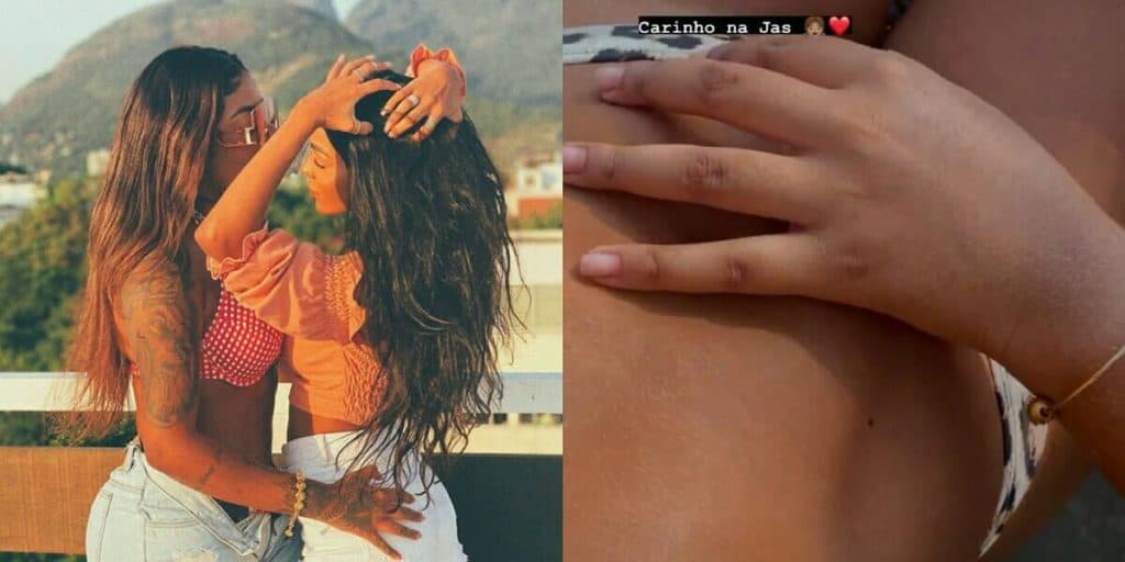 Grávida? Ludmilla faz carinho na barriga da esposa e faz anúncio: "Meu primeiro filho"