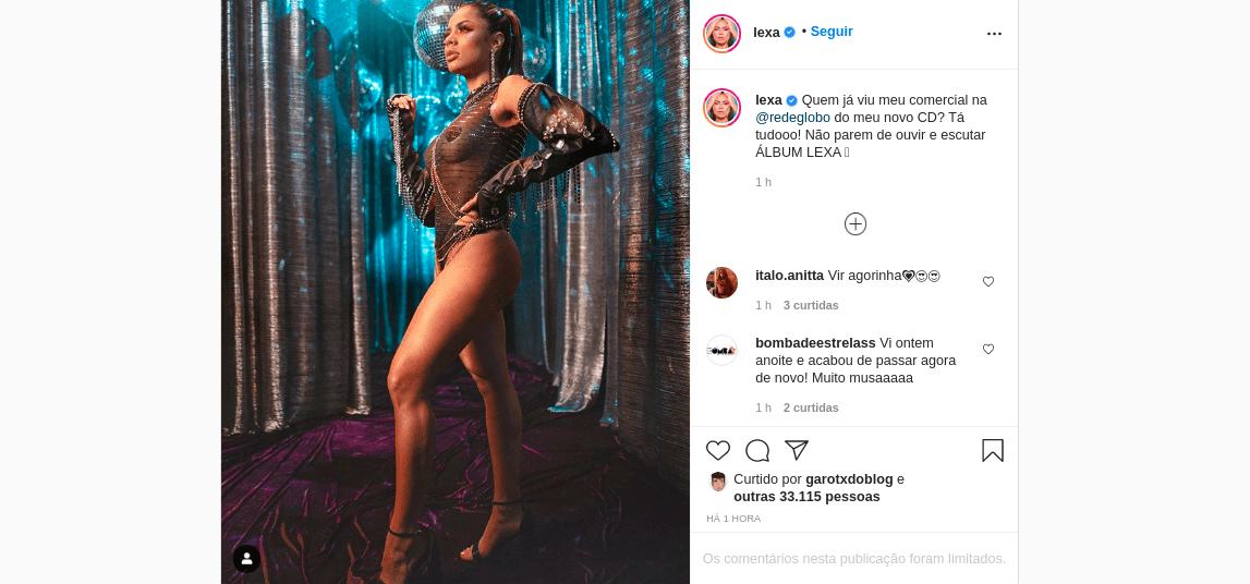 A cantora Lexa A cantora Lexa