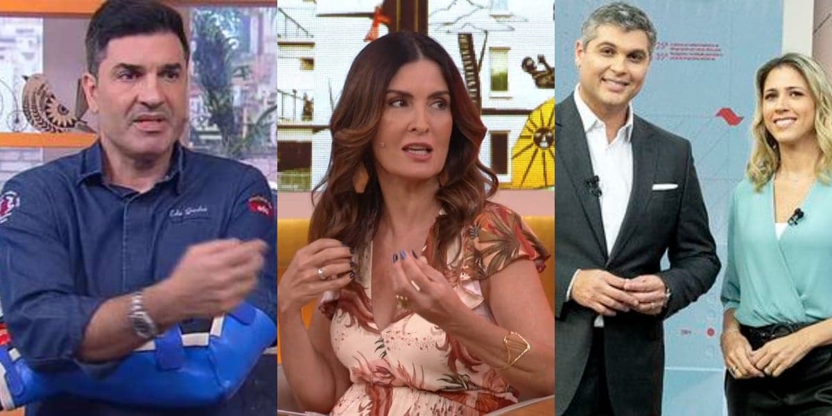 Edu Guedes e Você, Encontro Com Fátima Bernardes e Bora SP foram destaques de audiência (Foto: Reprodução/RedeTV!/TV Globo/Band) Edu Guedes e Você, Encontro Com Fátima Bernardes e Bora SP foram destaques de audiência (Foto: Reprodução/RedeTV!/TV Globo/Band)