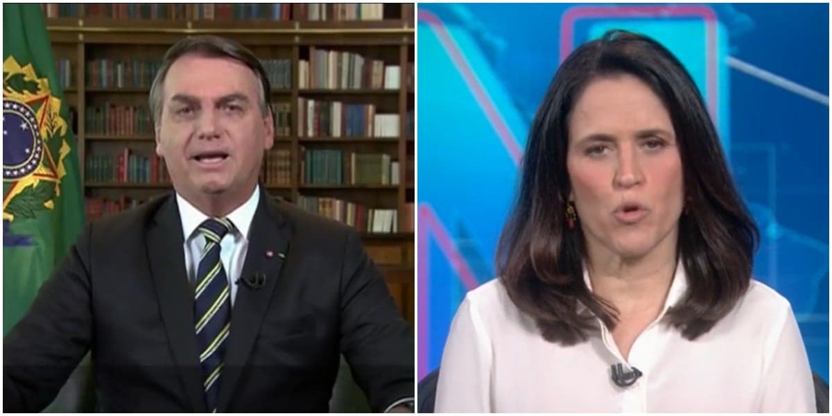 Bolsonaro fez a Globo ir da explosão ao fracasso em minutos - Foto: Reprodução Bolsonaro fez a Globo ir da explosão ao fracasso em minutos - Foto: Reprodução