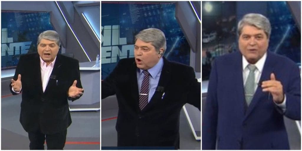 Datena liga ao vivo para ladrão, bate-boca, é chamado de mané e situação explode a milhões: 'Vigarista, desgraçado'