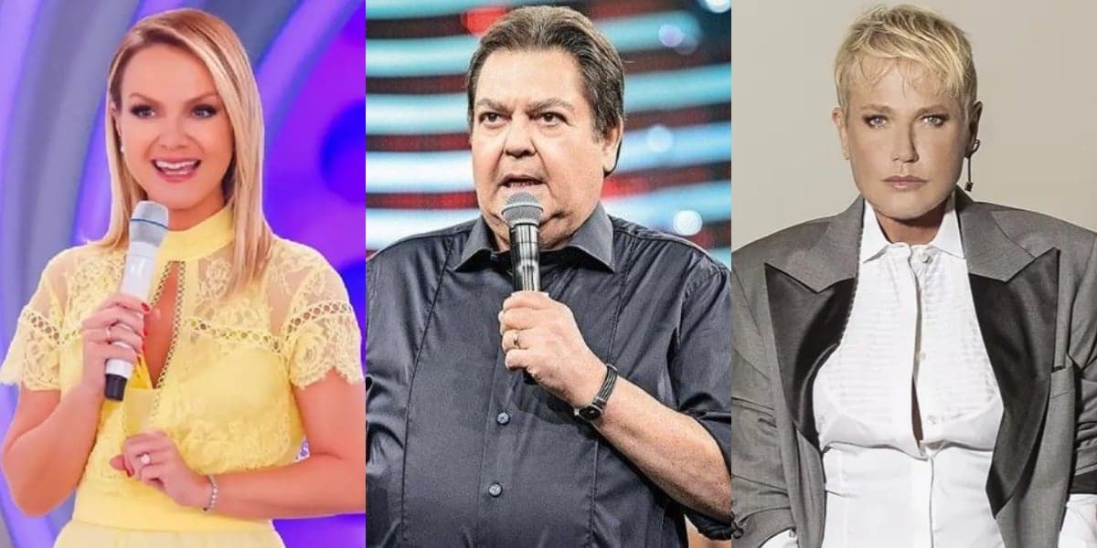 Faustão pode ser substituído por Eliana ou Xuxa (Foto: Reprodução/SBT/TV Globo/Instagram) Faustão pode ser substituído por Eliana ou Xuxa (Foto: Reprodução/SBT/TV Globo/Instagram)