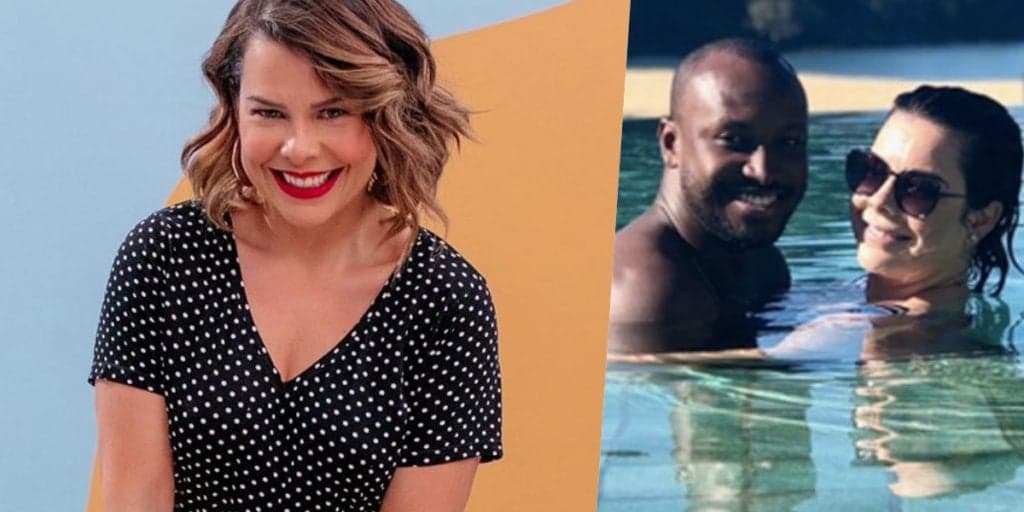 Fernanda Souza, após fim com Thiaguinho e cantor com rapaz, surge empinando na piscina em foto chocante: "Tá de 4"
