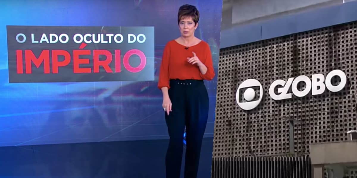 A Record atacou a Globo ao vivo (Foto: reprodução) A Record atacou a Globo ao vivo (Foto: reprodução)