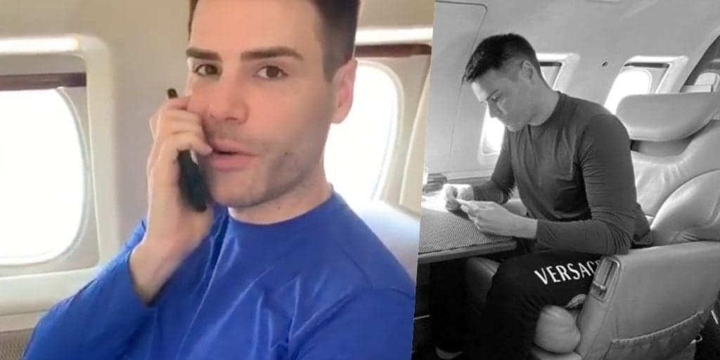 Luiz Bacci é pego batendo boca com apresentador em avião, imagens viralizam e verdade é dita na cara: "Vai embora"