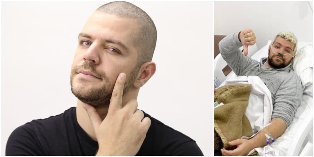 Victor Sarro passa mal durante gravações com Rodrigo Faro e é internado às pressas: "Achei que morreria''