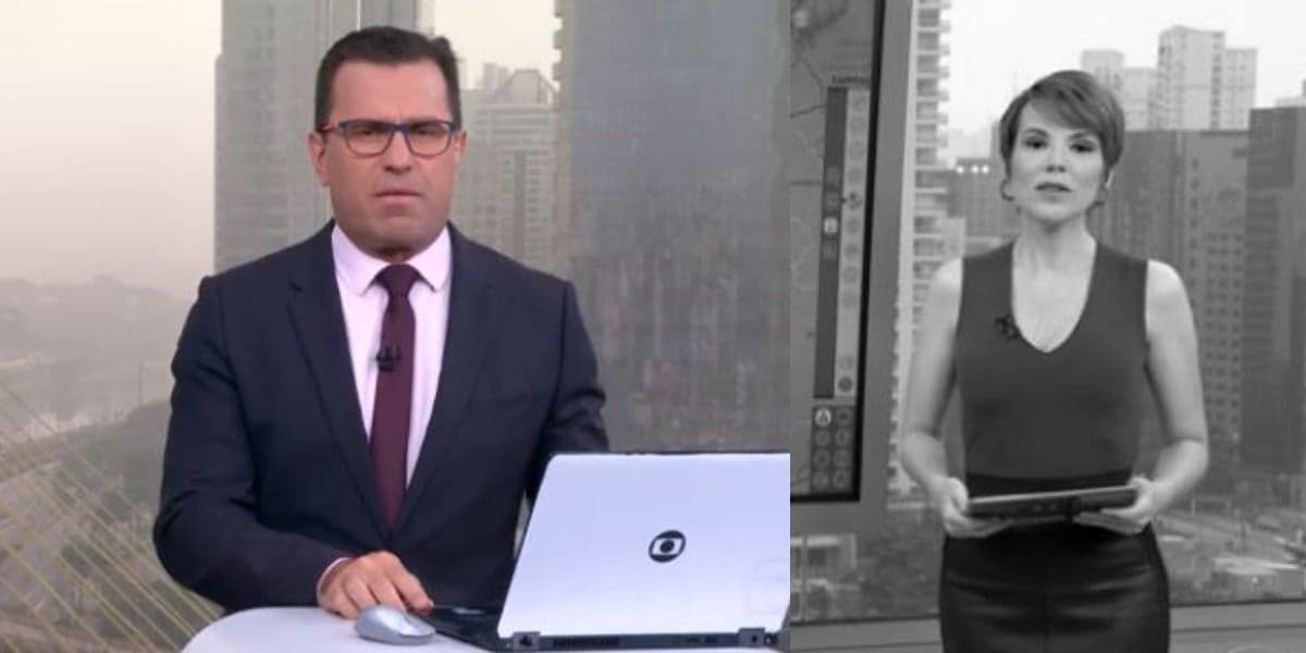 Rodrigo Bocardi e Gloria Vanique no "Bom Dia São Paulo" de hoje (Foto: Reprodução/TV Globo) Rodrigo Bocardi e Gloria Vanique no "Bom Dia São Paulo" de hoje (Foto: Reprodução/TV Globo)