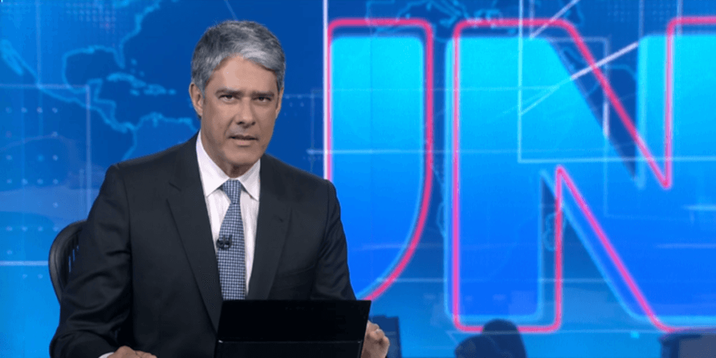 Jornal Nacional começa com esculacho ao vivo e William Bonner entra às pressas com anúncio