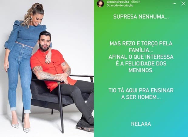 Irmão de Andressa Suita ataca sertanejo Irmão de Andressa Suita ataca sertanejo