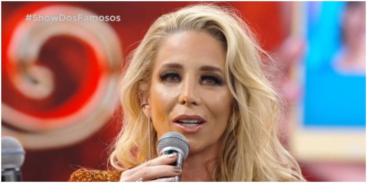 Danielle Winits se machucou durante a Dança dos Famosos - Foto: Reprodução
