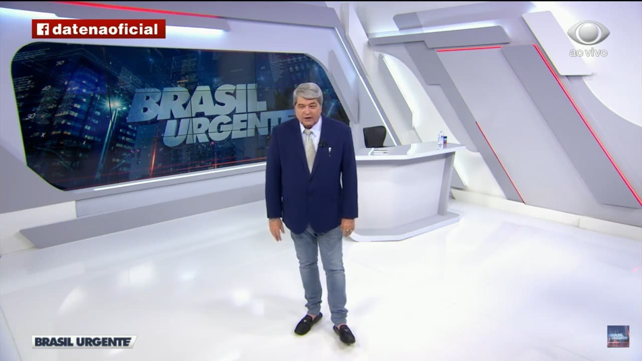 O apresentador Datena, que apresenta o Brasil Urgente na Band (Foto: Divulgação) O apresentador Datena, que apresenta o Brasil Urgente na Band (Foto: Divulgação)
