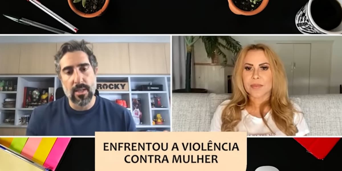 Joelma em entrevista para o canal de Marcos Mion (Foto: Reprodução/YouTuber) Joelma em entrevista para o canal de Marcos Mion (Foto: Reprodução/YouTuber)