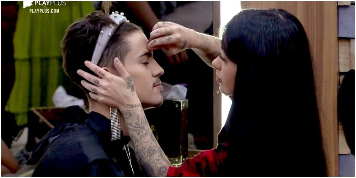 Biel e Mirella durante o reality A Fazenda - Foto: Reprodução Biel e Mirella durante o reality A Fazenda - Foto: Reprodução