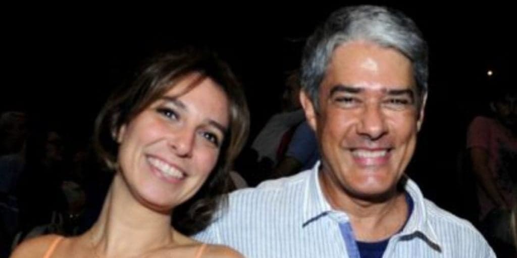 William Bonner recebe declaração da esposa