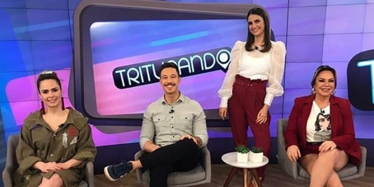 Ana Paula Renault, Chris Flores, Flor e Gabriel Cartolano estarão unidos novamente em Fofocalizando, com direção de Marcio Esquilo (Foto: Reprodução / SBT)