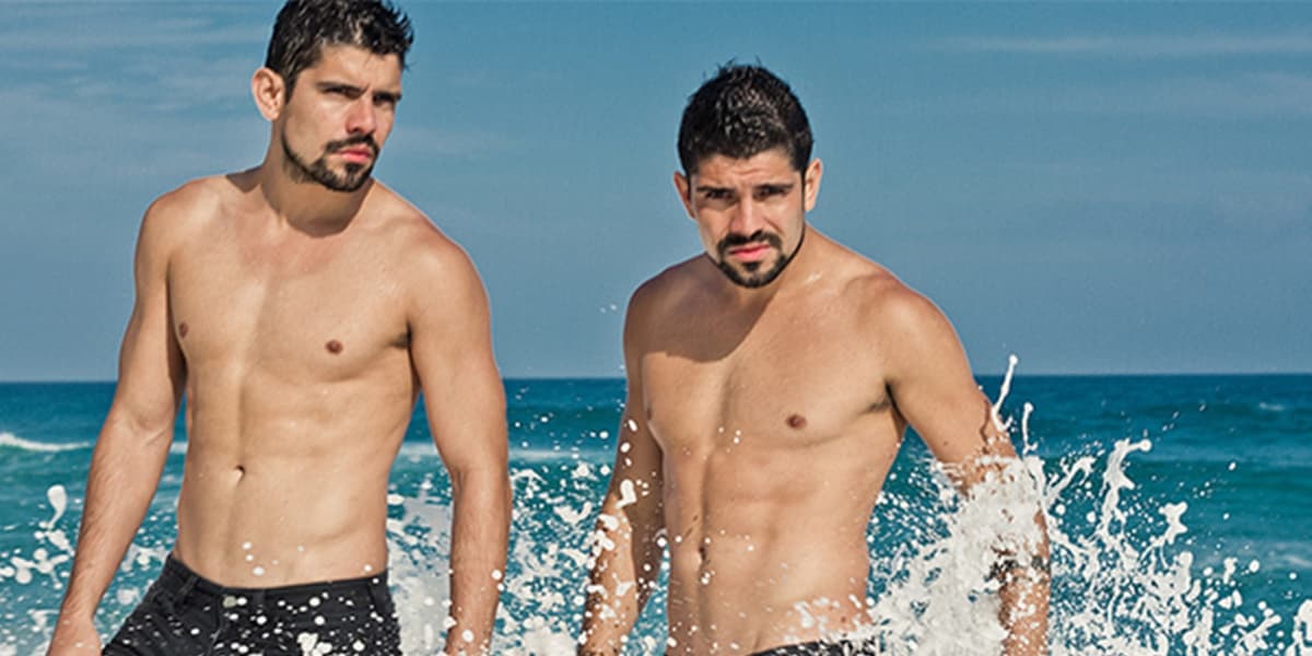 Gêmeos: Tiago Homci e Diego Homci são cotados para o BBB21 (Foto: Reprodução)