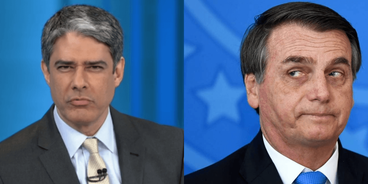 William Bonner e Jair Bolsonaro (Foto: Reprodução/Instagram) William Bonner e Jair Bolsonaro (Foto: Reprodução/Instagram)