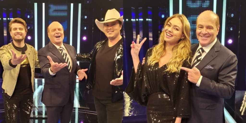 Bárbara Heck e Conrado e Aleksandro participam do Mega Senha desta semana