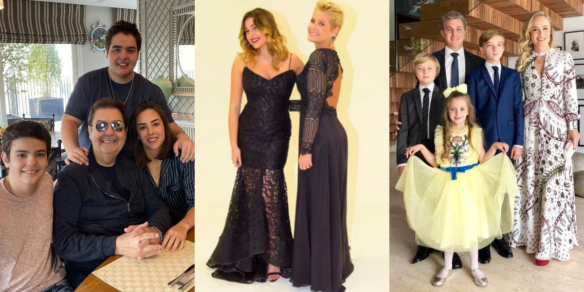 Faustão, Xuxa, Luciano Huck e Angélica com os filhos (Foto: Reprodução/Instagram) Faustão, Xuxa, Luciano Huck e Angélica com os filhos (Foto: Reprodução/Instagram)