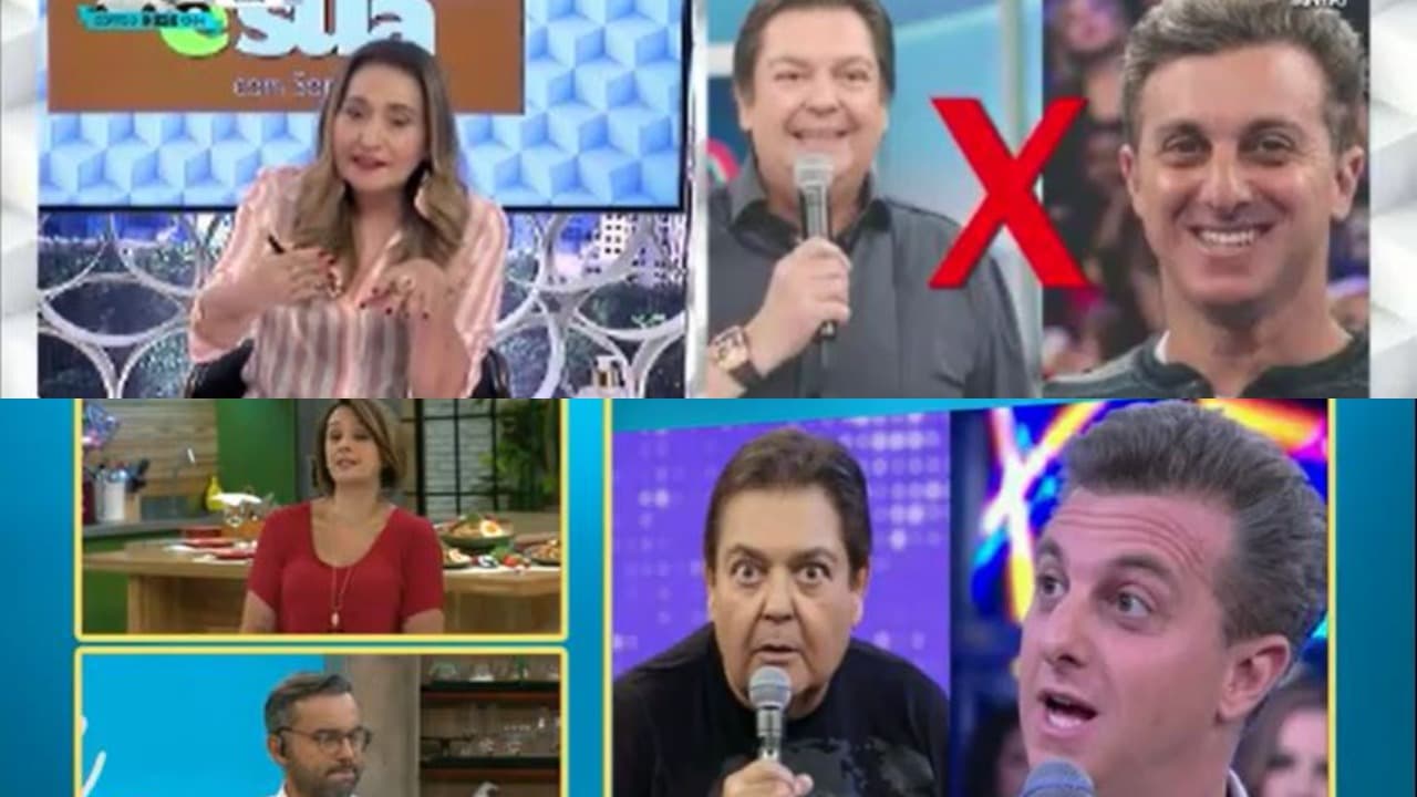 Disputa de audiência entre "A Tarde é Sua" e "Melhor da Tarde" de hoje (Foto: Reprodução/RedeTV!/Band) Disputa de audiência entre "A Tarde é Sua" e "Melhor da Tarde" de hoje (Foto: Reprodução/RedeTV!/Band)