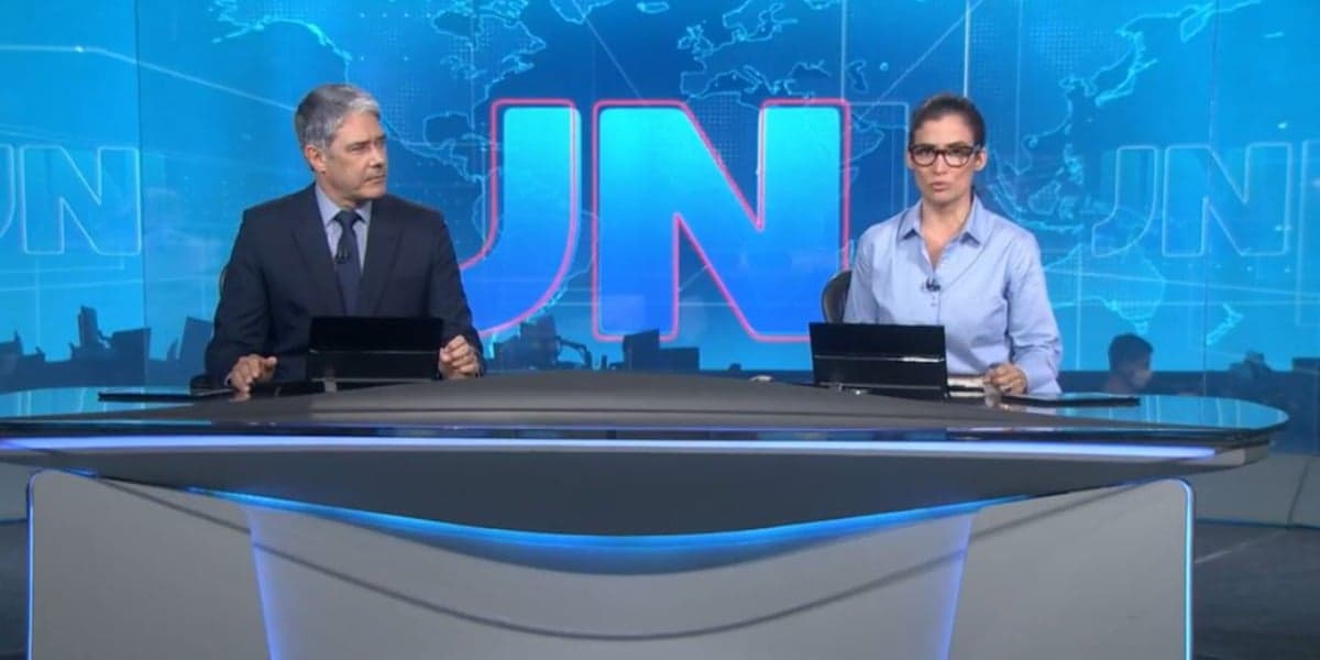William Bonner e Renata Vasconcellos sofreram com audiência do "Jornal Nacional" (Foto: Reprodução/TV Globo) William Bonner e Renata Vasconcellos sofreram com audiência do "Jornal Nacional" (Foto: Reprodução/TV Globo)